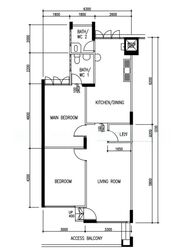 Blk 114 Chong Pang Vale (Yishun), HDB 3 Rooms #502996441